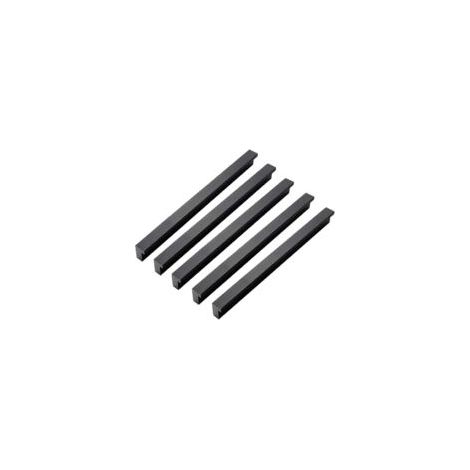 Set mit 10 modernen, schwarzen Schranktürgriffen aus Aluminiumlegierung für Schubladen und Möbel, 192 mm Lochdurchmesser – Crezuo (1/5)