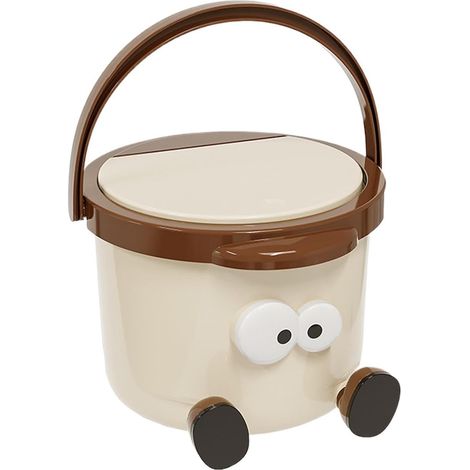 desktop trash can mini bin cute space saving countertop