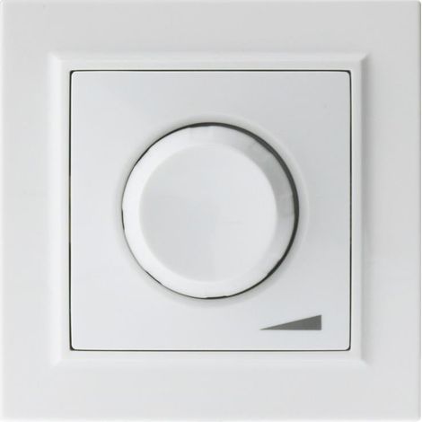 IluminaShop - Potentiometre Dimmable Blanc 40600W Triac Cadre Inclus IP20 Serie wLine (1/2)