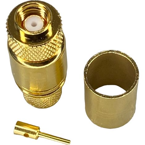 Connettore SMA-RP per cavo H1000 dorato (1/5)