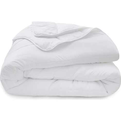 Pikolin Home - Piumino Matrimoniale Extra Caldo 240 x 280 cm Fibra 500 gr - Piumone con Trattamento Aloe Vera, Dermoprotettivo, Traspirante e Anallergico per Pelle Sensibile (1/5)