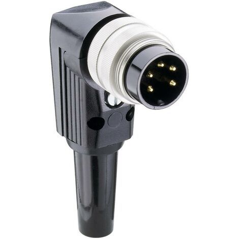 Connecteur rond DIN mâle, coudé Lumberg WSV 81 Nombre de pôles: 8 argent 1 pc(s) D22126 (1/3)