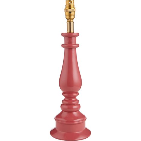 Base lampada da tavolo resina rosa Myrtle Endon B22 (1/5)
