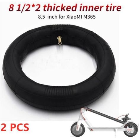 Chambre à air - Scooter électrique - 8.5 pouces × 2 - Épaisseur 1.8 mm - Pour roues avant et arrière - Lot de 2 (1/4)