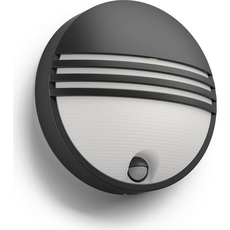 Philips Aplique mural exterior negro 21,4 cm