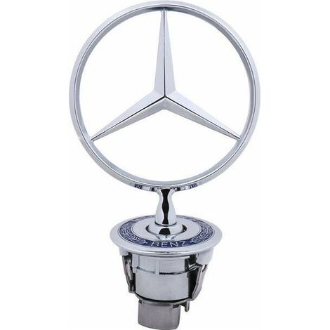 Insigne d'emblème de logo de capot de capot de Mercedes Benz pour W124 W202 W203 W208 W210/44mmOutillage Accessoires pour voiture Pièce de rechange pour voiture Autres pièce de rechange pour voitu (1/5)