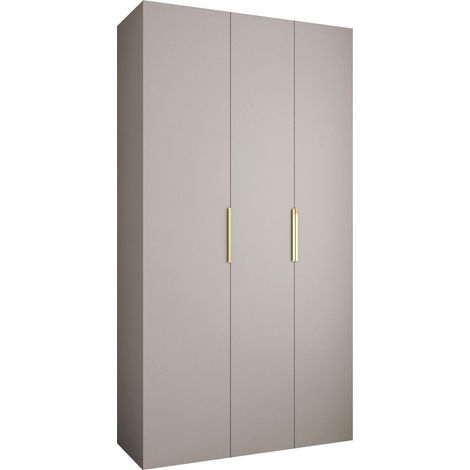 Armario Hartford 573, Cachemira, 246x130x42cm, Puertas de armario: Con bisagras, Número de estantes: 8