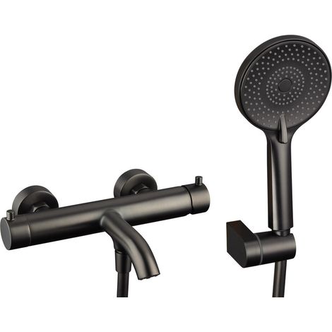 Lazio series tap for bath/shower titanium (1/5)