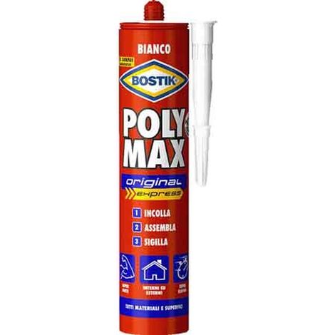 SIGILLANTE 'POLY MAX ORIGINAL EXPRESS'  BIANCO BOSTIK 165 gr