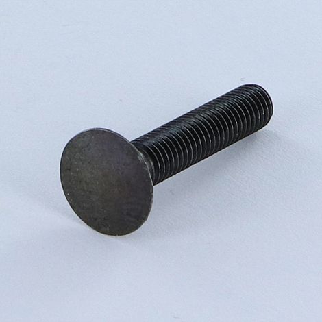 Vis métaux Tête fraisée Non fendue M5X27 Acier zingué noir Diamètre de tête: 11-1 pièce (1/2)
