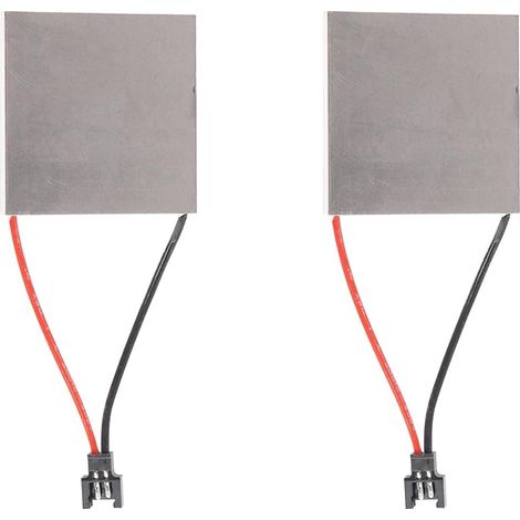 2 générateurs pour Ventilateur de cheminée, Accessoires pour Ventilateur de cheminée, Moteur, générateur, brûleur de poêle, pièce de Chauffage 40 mm (1/5)