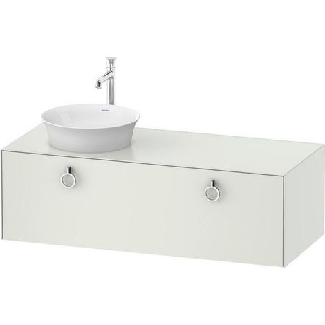 Meuble sous-vasque WHITE TULIP 1300x550mm 1 tiroir coulissant we sdm ES NB centre