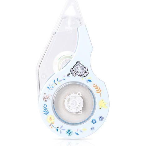 Ruban correcteur à motif dessin animé mignon, multifonctionnel, adhésif puissant, mini et portable, idéal pour les étudiants et le bureau. (1/5)