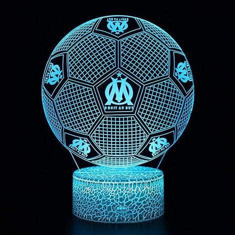 Bestes Angebot: Fußballförmige 3D-optische Illusion mit smarter 7-Farben-LED-Beleuchtung