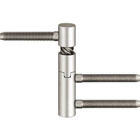 SIMONSWERK Paumelle à visser croisée montante V 5450 montante acier nickelé 40kg DIN G HLT - 5 010510 2 01502