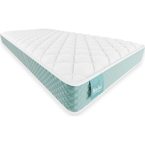 Nalui Colchón Viscoelástico 120x180x15cm Aguamarina One 15 Firmeza Media-Alta y Grosor 15cm. Tejido 3D y Multicapa 8 Airsoftpro, Fabricado en España (1/5)