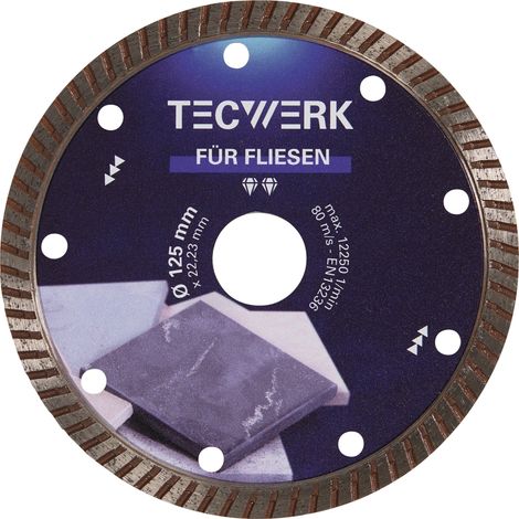 Disque diamant carrelage PRO T D.115mm Alés.22,23mm Seg.H.7mm Seg.S.1,6mm TW (1/2)