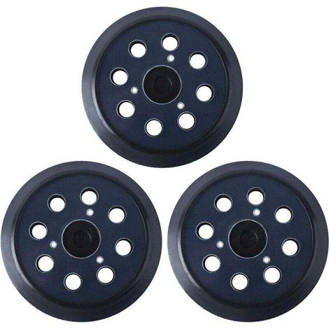 125mm Sanding Pad for Makita 743081C8, BO5010, BO5041KC - 8-Hole Sanding Discs with 3 Sandpaper Sheets Included (1/5)