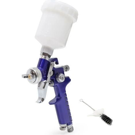 Pistolet à peinture Wiltec HVLP H2000P, buse de 0,8 mm, godet de 125 ml, largeur de pulvérisation de 280 mm, pistolet à peinture, aérographe (1/5)