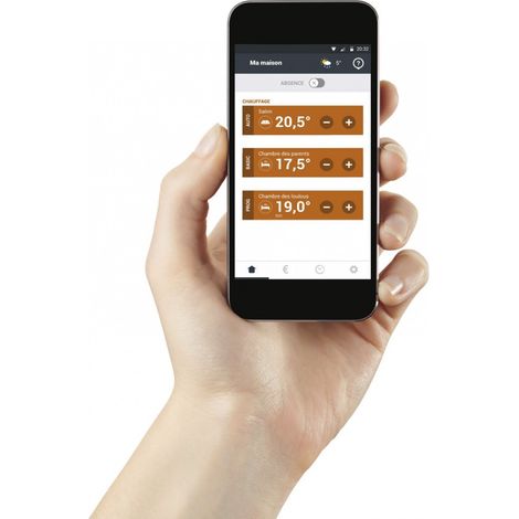Atlantic CozyTouch IO HomeControl Heizkörper Weiß 40x30 cm