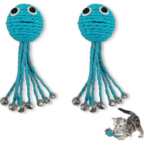 Jouets interactifs pour chats en forme de pieuvre (1/5)