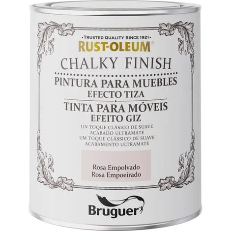 Mobili con finitura gessosa Ruggine-Oleum Rosa antico 750ml BRUGUER (1/2)