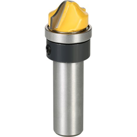 Fresa perfiladora de carburo cementado con vástago de 1/2 pulgada para carpintería, tallado y ranurado.