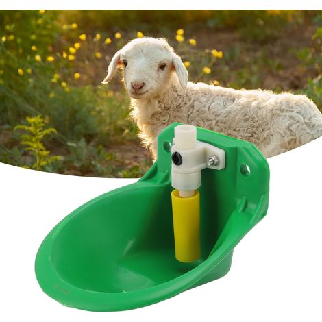 Distributeur d'eau automatique pour bétail, réglable, 1L, bol en plastique pour porcs, vaches, moutons