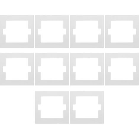 Lot de 10 Joints Ignifuges pour Interrupteurs et Prises Électriques, Installation Facile, Résistants Feu, Adaptés aux Salles de Bain (1/5)