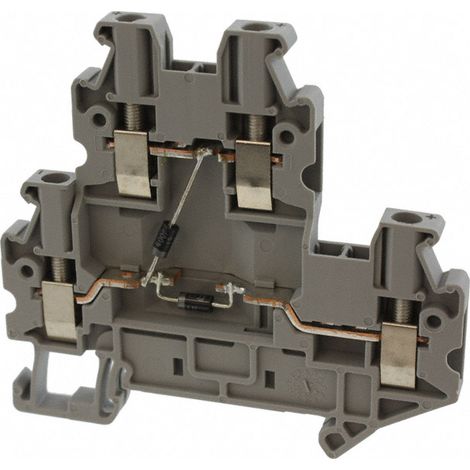 Phoenix contact 3046676 DIN rail terminal block UTTB 2,5-2DIO/O-UL DBL LEVEL 5.2MM