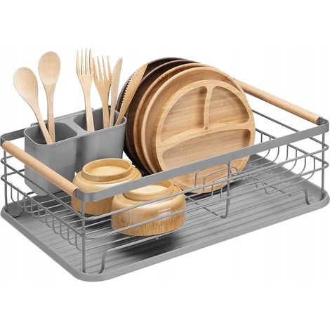 Secador de platos con escurridor y bandeja E-8087
