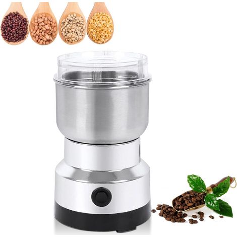 Moulin a grains electrique a epices et a cafe d une capacite de trois cents grammes. (1/5)