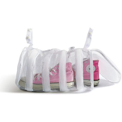 Perfetto Più Salvabucato Sacco Lavatrice per Scarpe, Tessuto, Bianco, 40.0x18.0x18.0 Cm (1/2)