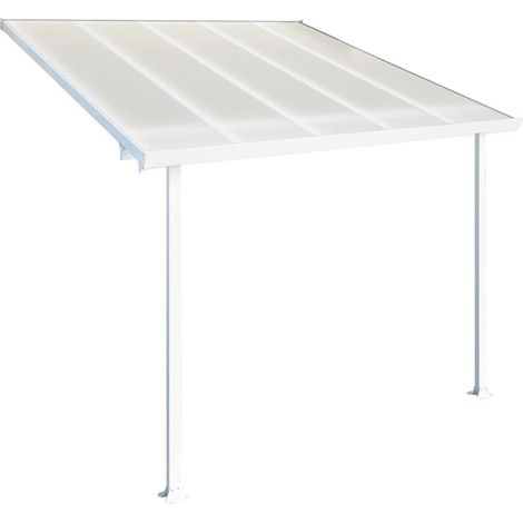 Palram - Canopia Aluminium Terrassenüberdachung Feria Weiß 295x305x305 cm (1/5)