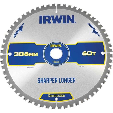 Lame de scie Irwin 305x3 2x30 0 mm Z60