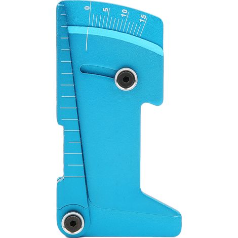 Justierwerkzeug für 1/8 1/10 RC-Modellautos, Aluminiumlegierung, verstellbares Messwerkzeug, blau