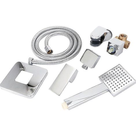 Ensemble de douche encastrée à fonction unique G1/2 po avec pommeau de douche et flexible (1/5)