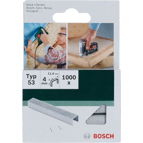 Bosch Tacker/pins/nails Fine Wire Staple Type 53 2609255857