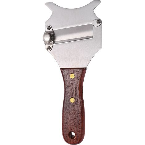 Trüffelhobel,Trüffelreibe Edelstahl Trüffelreibe Käsehobel Testsieger,Gemüsehobel Edelstahl Chips Knoblauch Käsereibe,Gourmethobel Käsemesser Cheese Slicer Käseschneider Trüffelhobel Holzgriff (1/3)