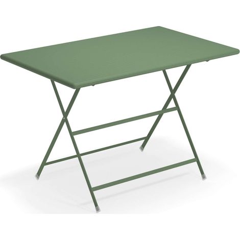 Arc En Ciel Tavolo Rettangolare Pieghevole 110X70 Verde Militare Ral 6003 (17)