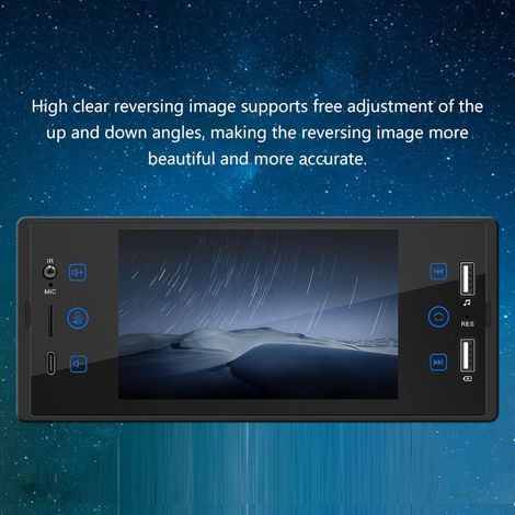Compatible avec les autoradios MP5 Bluetooth 5 pouces pour voiture, avec écran tactile, radio FM, 12 V, 60 W, 256 Mo (1/5)