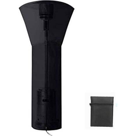 Tissu Oxford 420D Cache poussière lampe chauffante parapluie Housse pour Parasol Chauffant ,Housse anti poussière Noir 226 x 85 x 48 cm