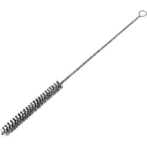 Spazzola a getto L.300mm D.25mm 0,20mm STA rivestimento ondulato L.100mm con anello
