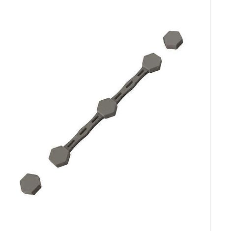 Magnetischer Silikonverschluss für Heißluftfritteusen, kompatibel mit Heißluftfritteusen, hält Backpapier sicher an Ort und Stelle, perfekter Halt, Gray-max (1/4)