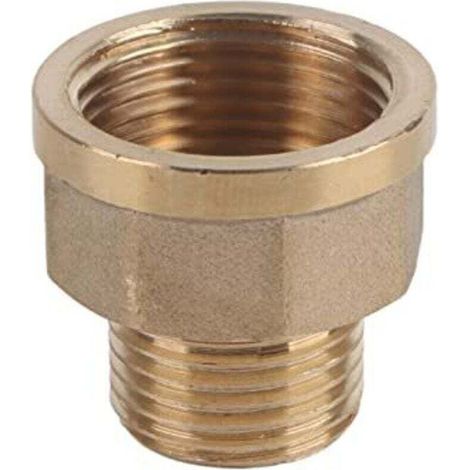 1pc Raccord de Tuyauterie en Laiton Douille Réducteur Adaptateur de Tuyau 1/2 BSPT Filetage Mâle et 3/4 BSPT Filetage Femelle,A
