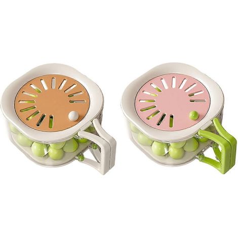 2 pouces 1 draining et preservation panier multifonctionnel fruit et légume washing bol avec filtre lid pliable 2 pièce (1/5)