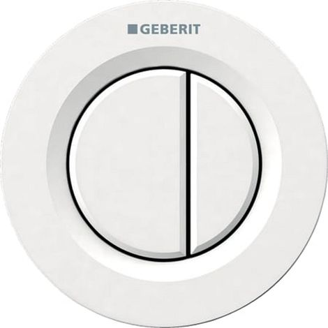 Geberit - Fernbedienung Typ 01, pneumatisch, für 2 Spülwassermenge, Aplinweiß 116.042.11.1 (1/2)