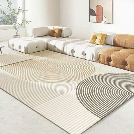 Alfombra, estilo moderno, diseño de té y leche, sala de estar, dormitorio, oficina (1/5)