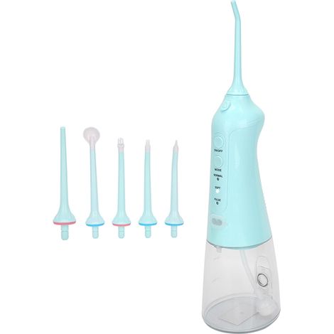 Hydropulseur électrique rechargeable portable pour le nettoyage des dents et l'hygiène buccale (1/5)