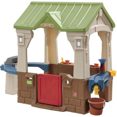 Step2 Great Outdoors Maison Enfant En Plastique  Maison De Jeux Pour L’Extérieur / Jardin  Maisonnette / Cabane De Jeu